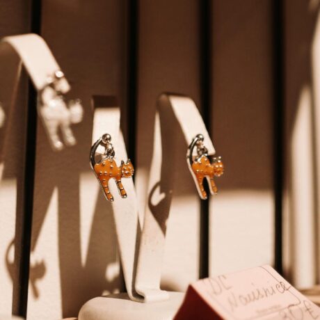 Enamel Earring