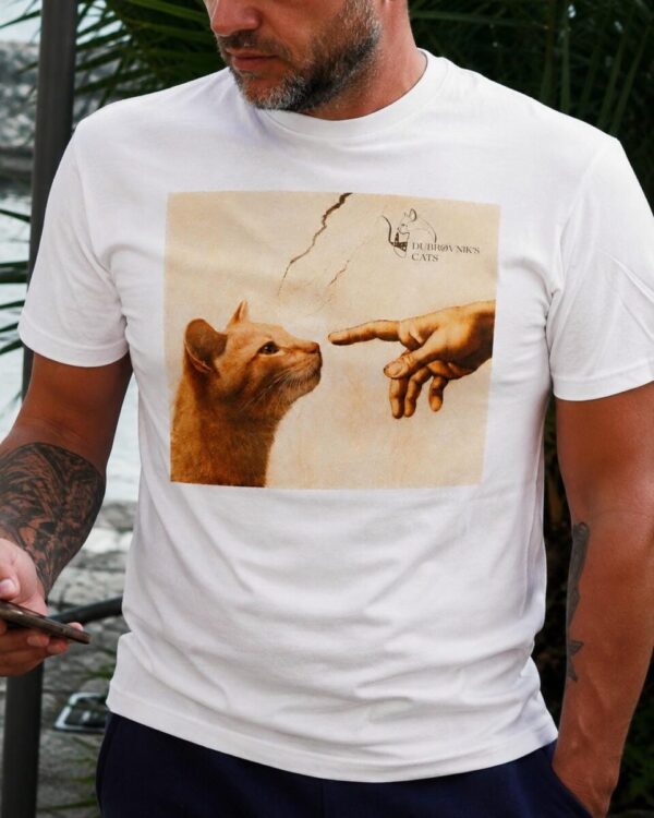 Creation of Adam Cat T-Shirt - photo 3