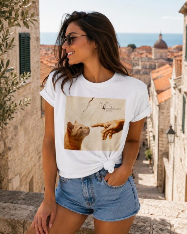Creation of Adam Cat T-Shirt - photo 5