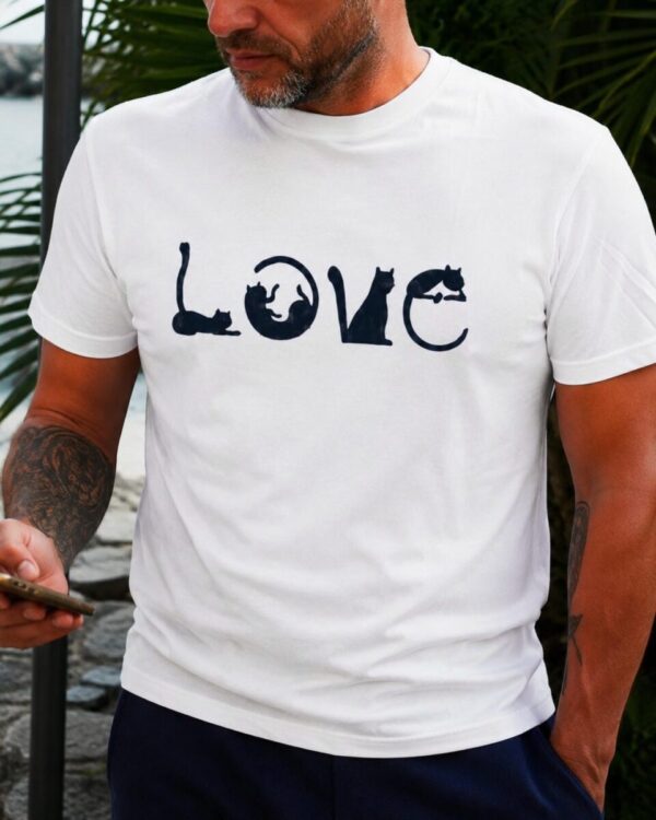 “Love” Cat T-Shirt - photo 3