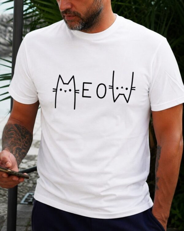 “Meow” Cat T-Shirt - photo 5